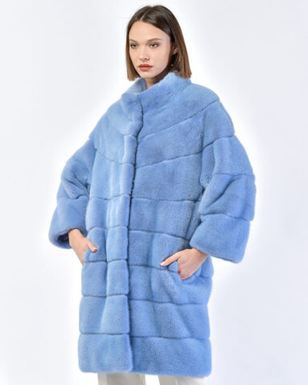 Шуба из меха норки