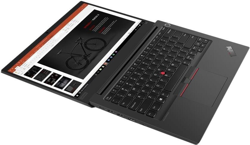 Ноутбук Lenovo ThinkPad E14-IML Intel Core i7 10510U, 1.8 GHz, 16384 Mb, 14; Full HD 1920x1080, 1000 Gb + 256 Gb SSD, DVD нет, Intel UHD Graphics, WiFi, Bluetooth, FPR, Windows 10 Professional, черный, 1.75 кг, 20RA001GRT