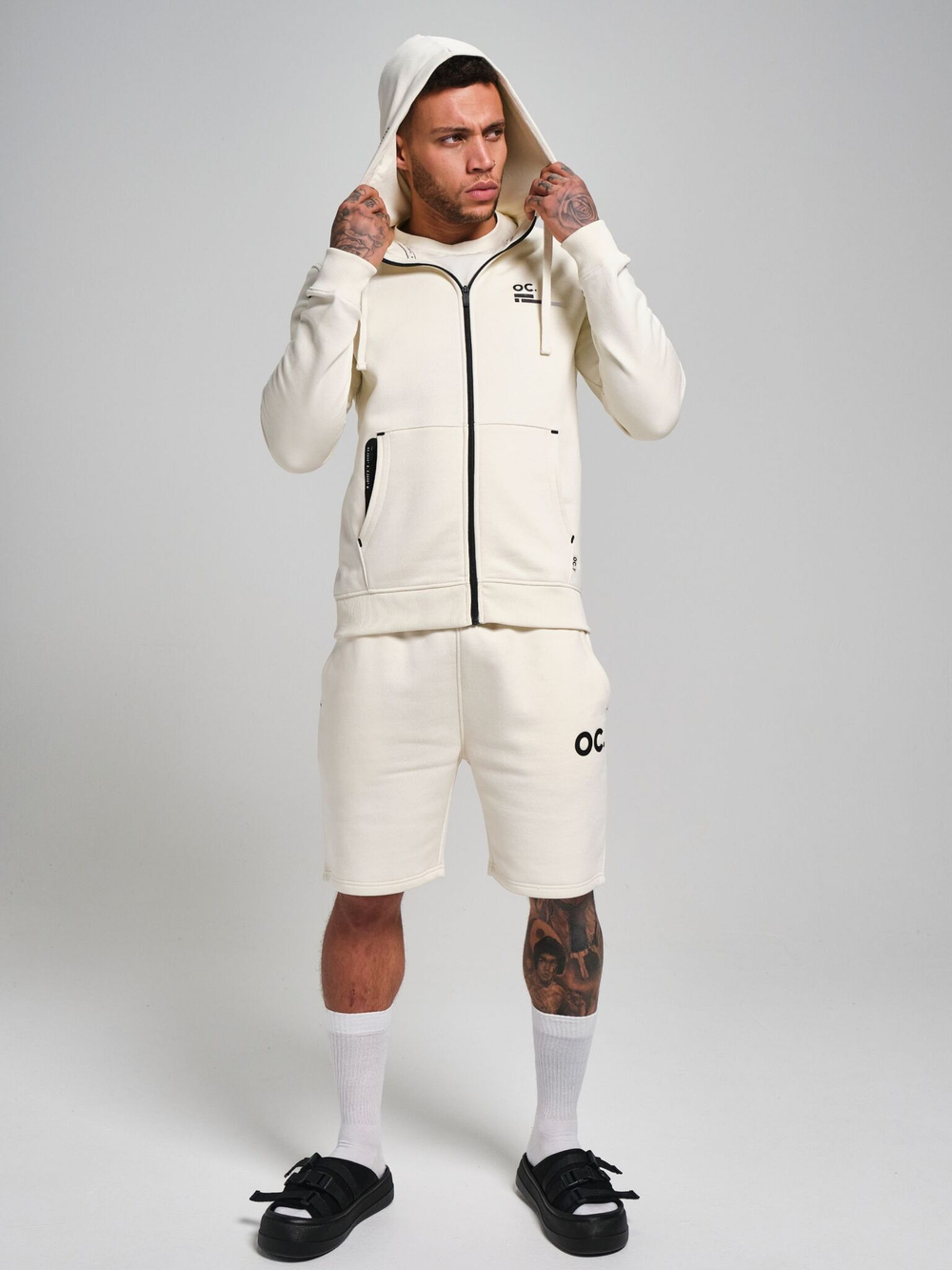 Толстовка мужская ORIGINAL CREATOR ZIP HOODIE, Молочный