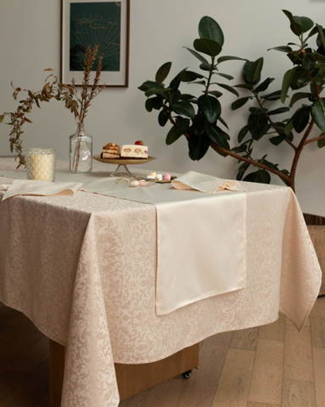 Скатерть круглая 160 Sofi De MarkO Бекки бежевая