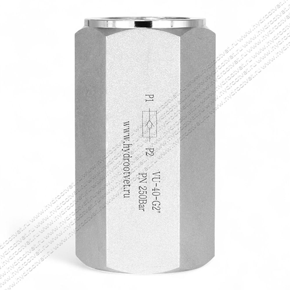 VU-40-G2 - Обратный клапан на высокое давление, резьба G2"