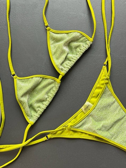 Купальник БЛЕСТКИ зеленый пошив