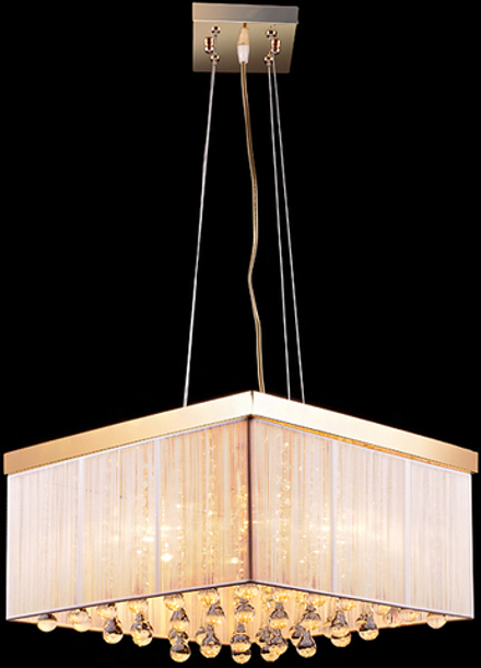 Люстра 3266/8 золото/белый