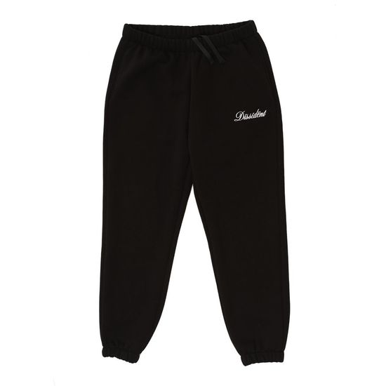 Штаны Dissident Sweatpants Never Logo (black)