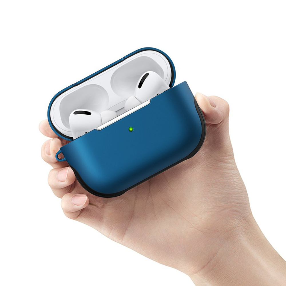 Чехол КАРТОФАН для Apple AirPods Pro (арт. AIRPRO-TPU-PC-MATT-BLUE)