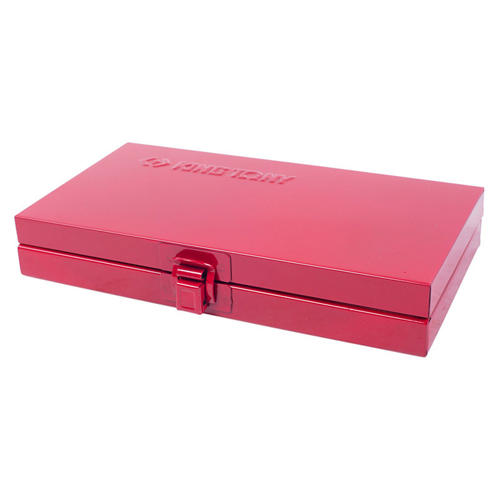 Набор торцевых головок с принадлежностями 1/4&quot;, шестигранные, 4-13 мм, 19 предметов KING TONY 2521MR