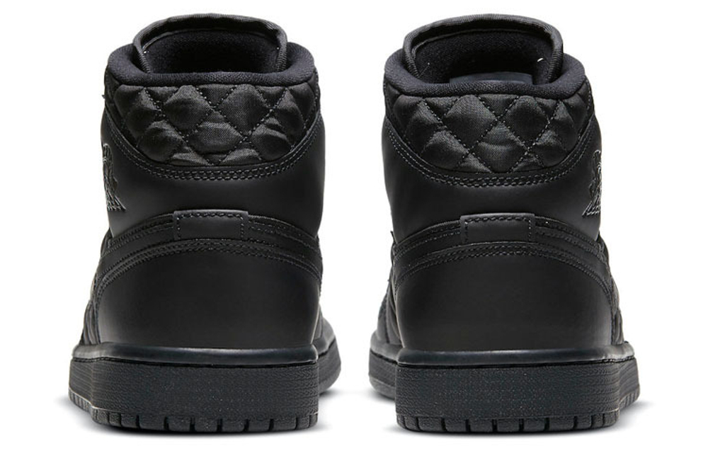 Кроссовки Jordan Air Jordan 1 Mid Se "Black Quilted" (Женская размерная сетка)