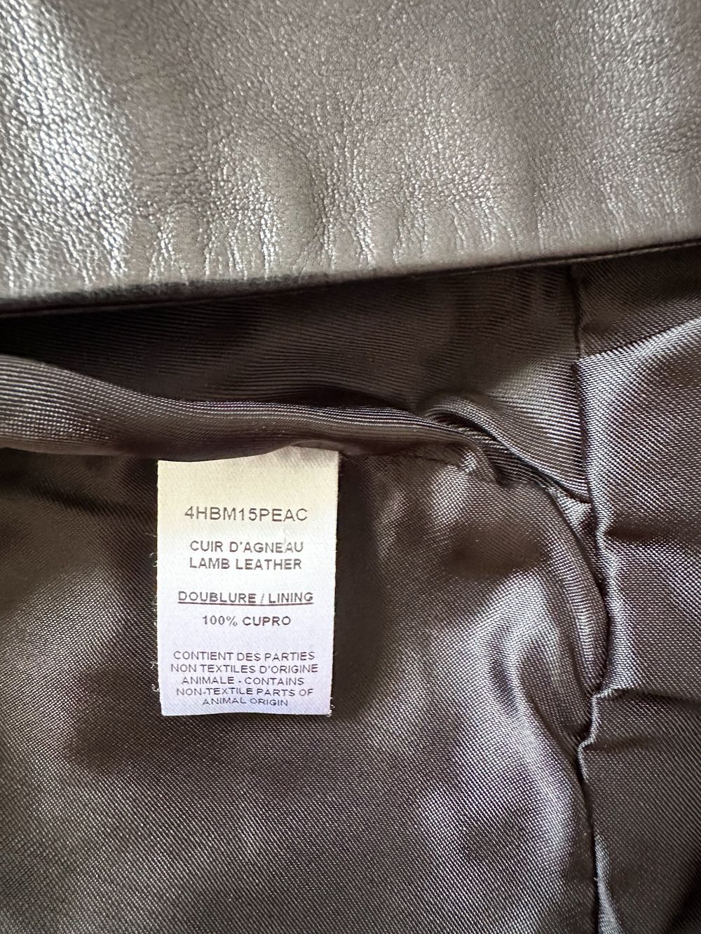 Кожаная куртка Christian Dior, 110