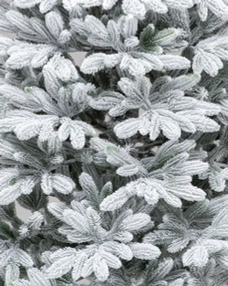 Искусственная елка Финская заснеженная 120 см., 100% Литая хвоя, ЕлкиТорг (255120)