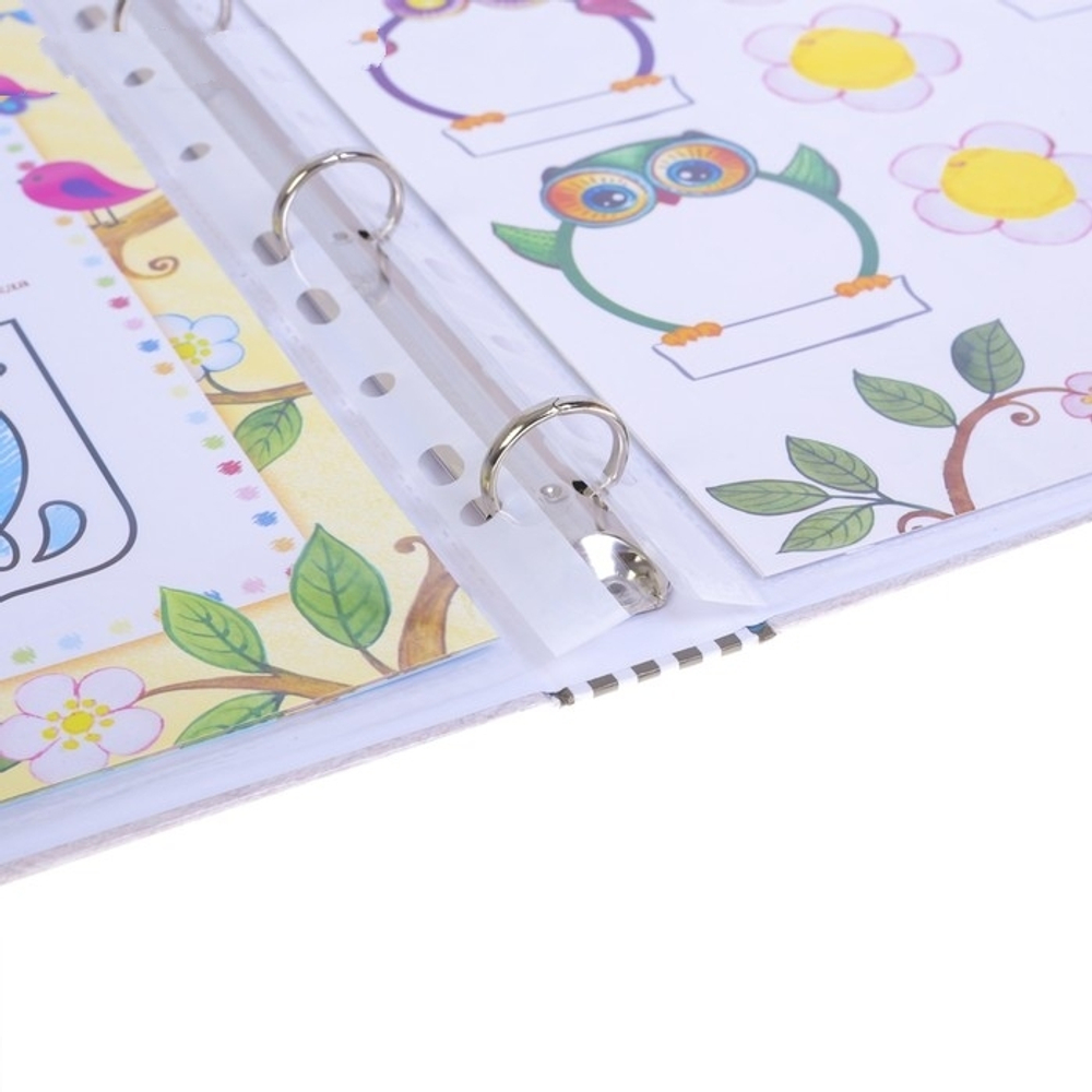 3600656 Детская родословная папка «Совы», 16 листов, 24,5 х 32 см