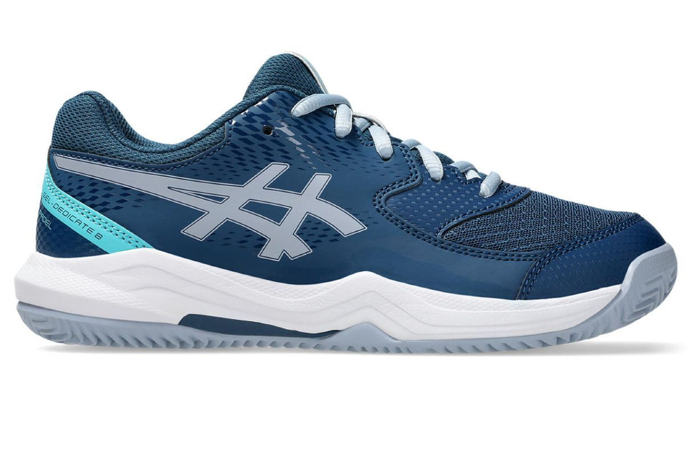 Детские кроссовки для Падел Asics Gel-Dedicate 8 Padel GS - mako blue/grey blue