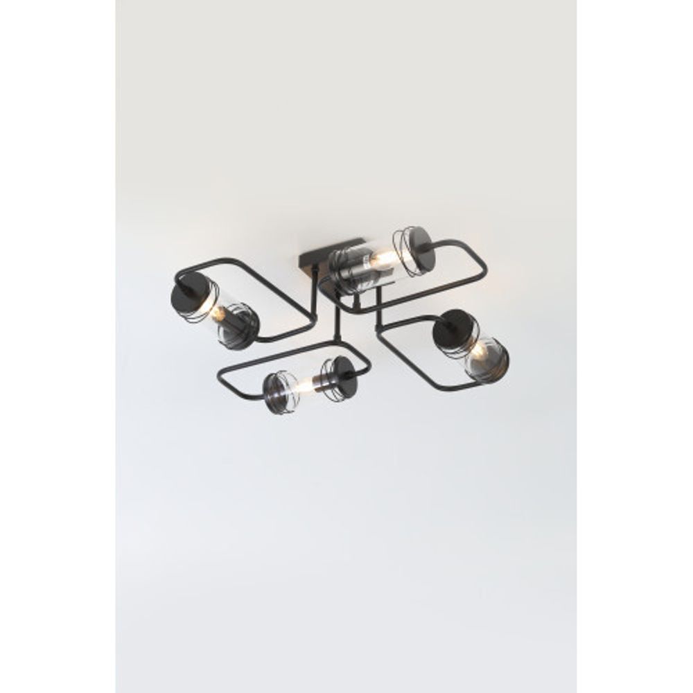 Люстра Rivoli Akanta 5061-304 4 х E14 40 Вт лофт - кантри | Rivoli