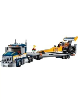 Конструктор Грузовик для перевозки драгстера 345 дет 10650