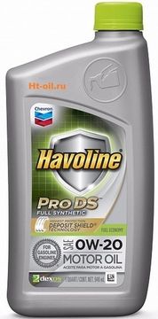 HAVOLINE PRO DS FULL SYNTHETIC 0W-20 моторное масло для бензиновых двигателей Chevron (1 литр)