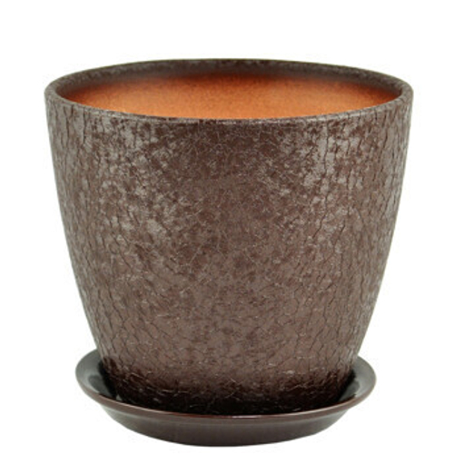 Горшок Роспись Бутон Вальс  d18см поддон