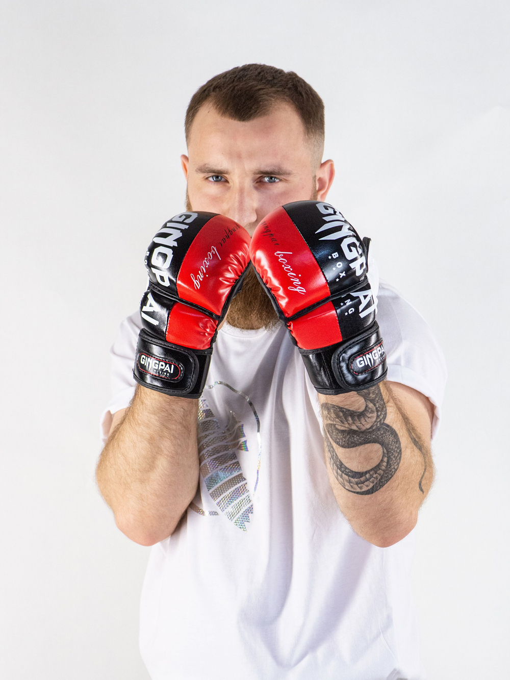 Перчатки для ММА Gingpai Iron Man