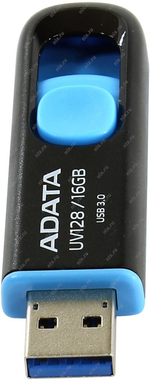 ADATA DashDrive UV128 USB3.0 Flash Drive 16Gb &lt; AUV128-16G-RBE&gt;