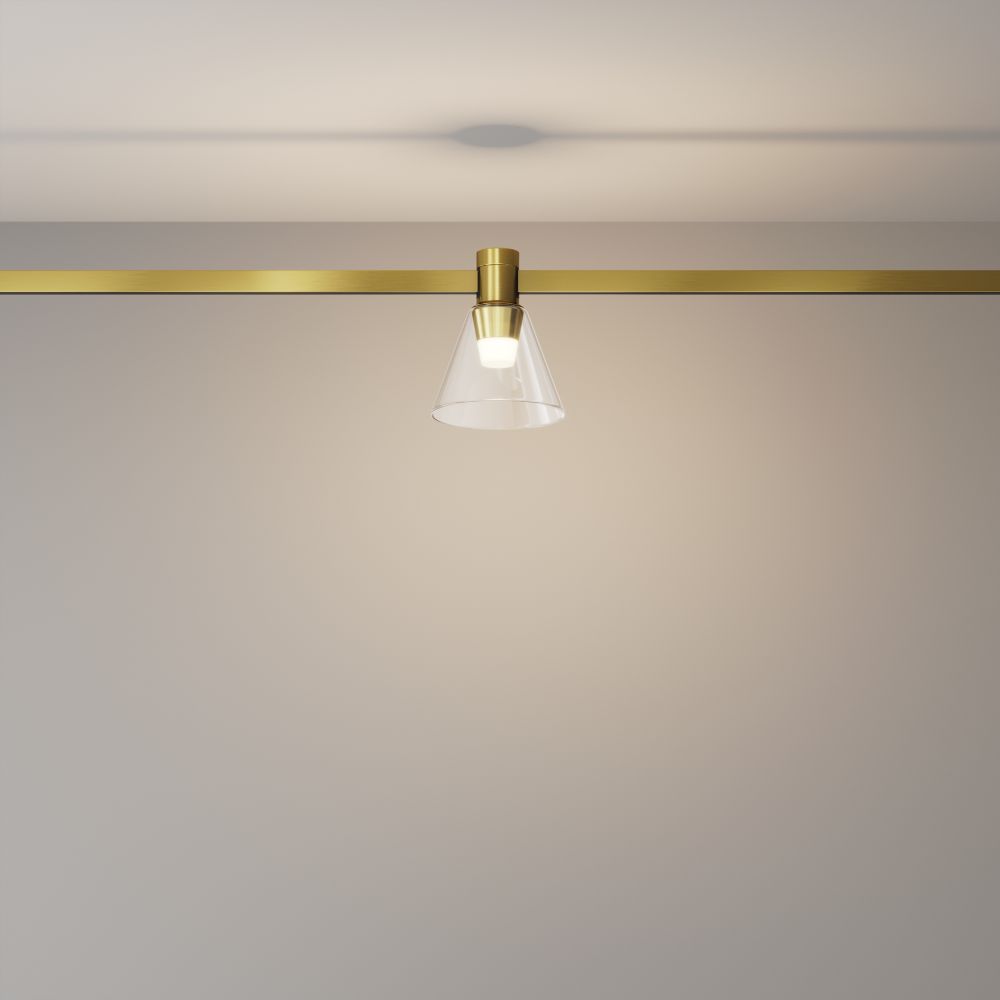 Трековый магнитный светодиодный светильник Maytoni Flarity Bianca TR147-1-3W3K-BS