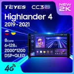 Teyes CC3 2K 9"для Toyota Highlander 2019-2021