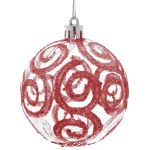 Новогодние шары 7см (набор 3шт) «Зимние узоры», микс