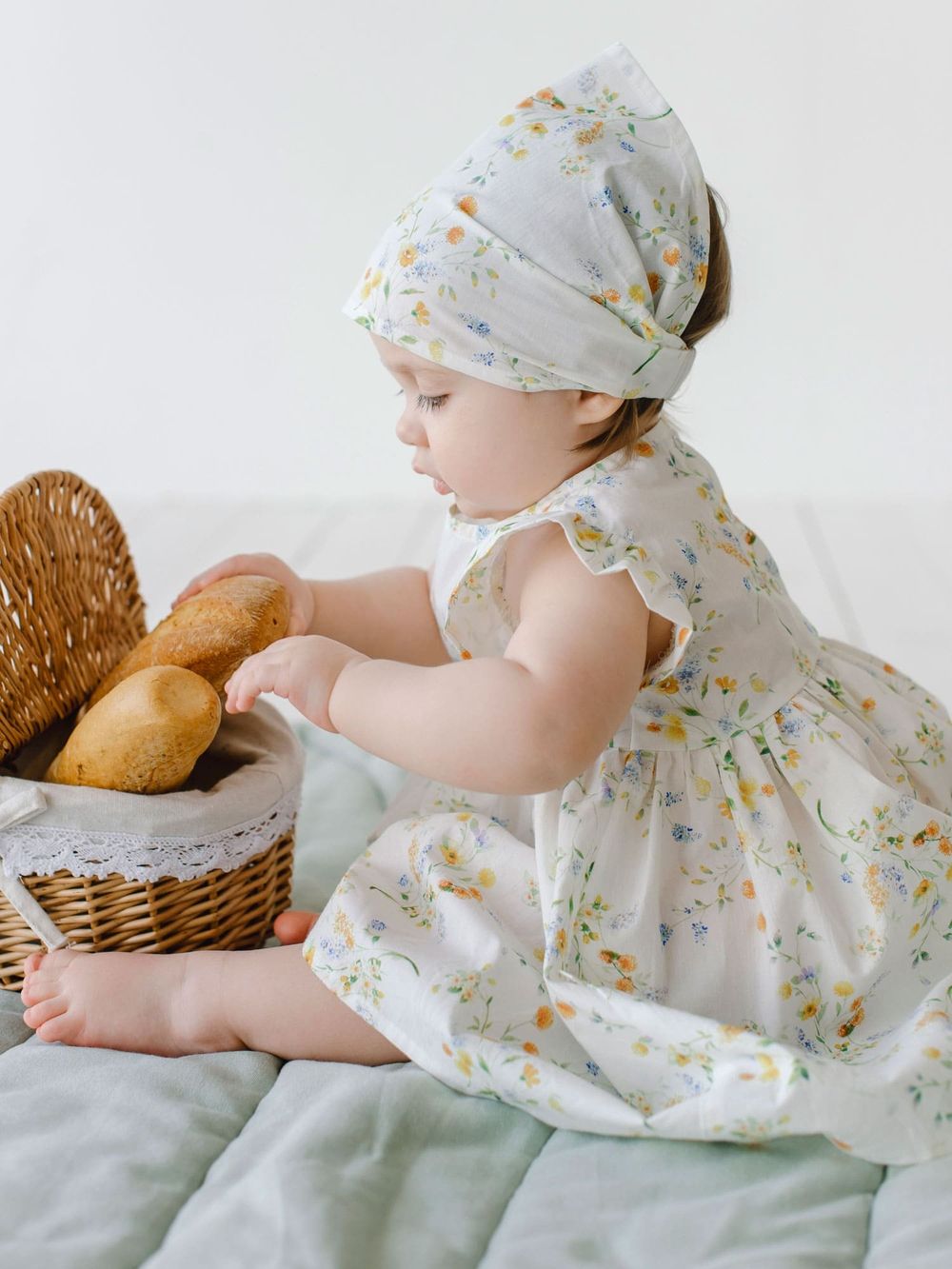 Косынка "Летний букет" 0+