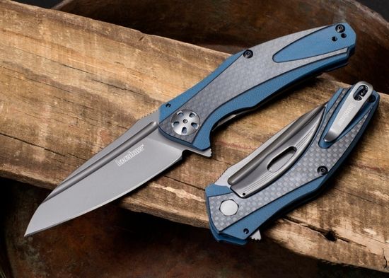 Складной нож KERSHAW Natrix 7007CF c клинком из стали 8Cr13MoV, рукоять G10 / карбон