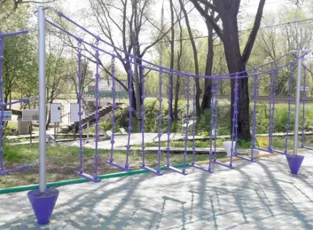 Канатный маршрут № 3 Поперечные ступеньки