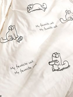 Постельное белье Сказка "Котики Грей" евро Наволочка 70х70 см 2 шт Простынь 240х215 см Пододеяльник 200х215 см, перкаль