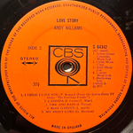 Andy Williams - Love Story (Англия 1971г.)