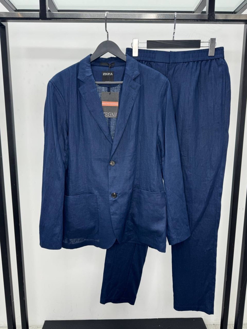 Льняной костюм Ermenegildo Zegna