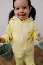 Костюм из футера петля (сливочное масло)