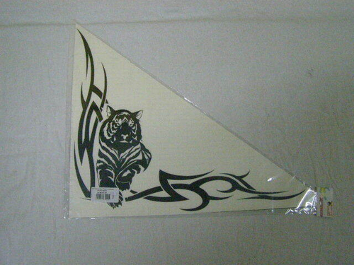 Наклейка уголки на форточку  Тигр  (2*350х450) плоттер черный (A-STICKER)