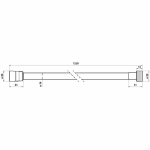 Гигиенический душ Bossini Paloma Flat E37015B.030 хром