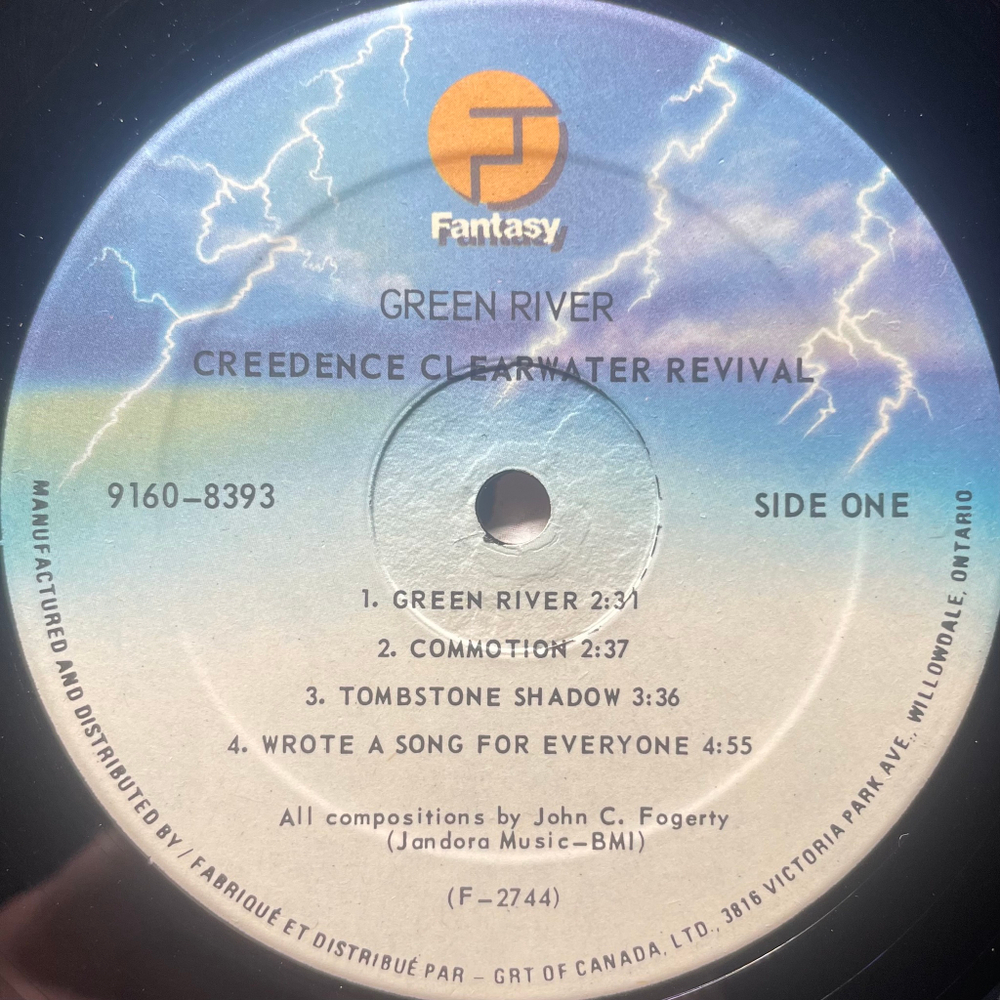 Creedence Clearwater Revival ‎– Green River (Канада 1978г.)