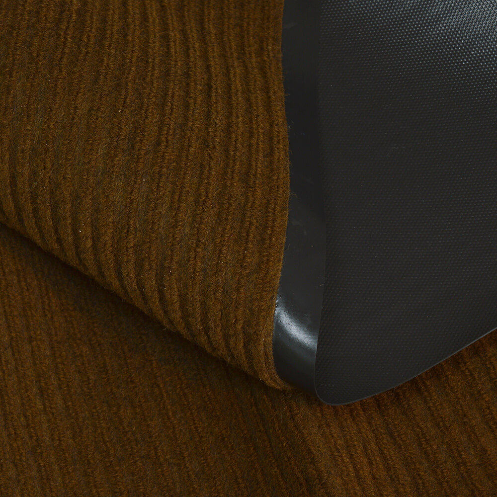 Коврик 120*180см влаговпитывающий ребристый, коричневый