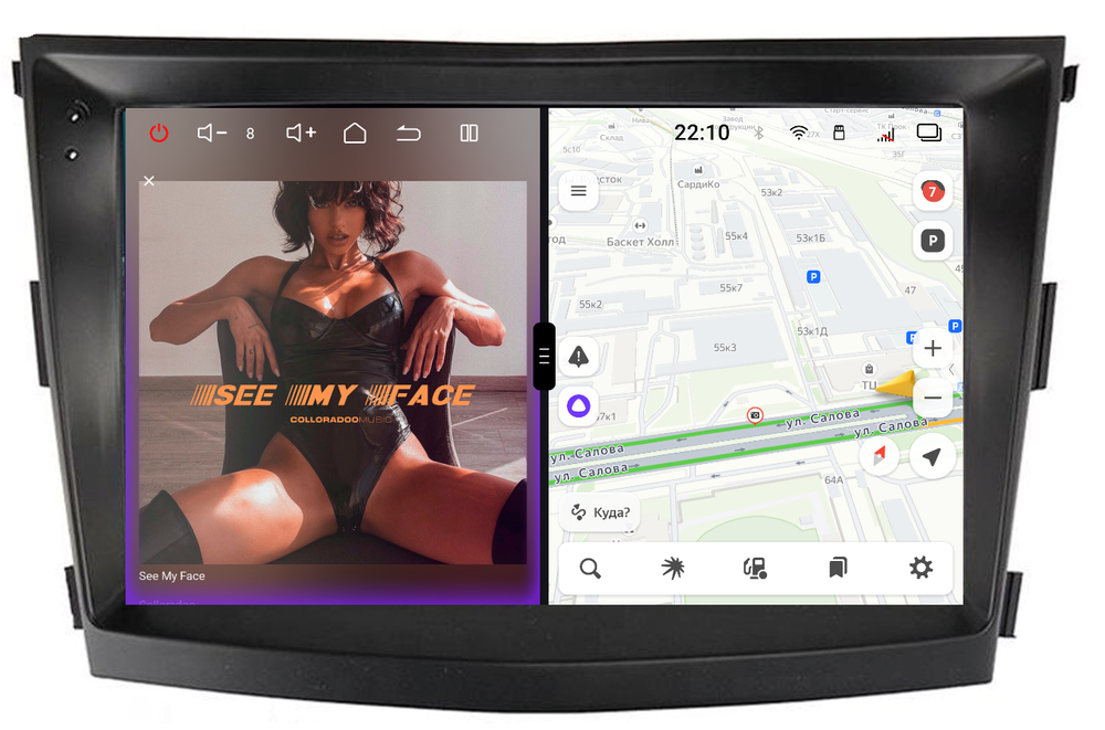 Магнитола для SsangYong Tivoli, XLV 2016+ - Redpower 85199 PRO/PROmax ТОП звук, 2K QLED, Android 14, CarPlay, 4G SIM-слот