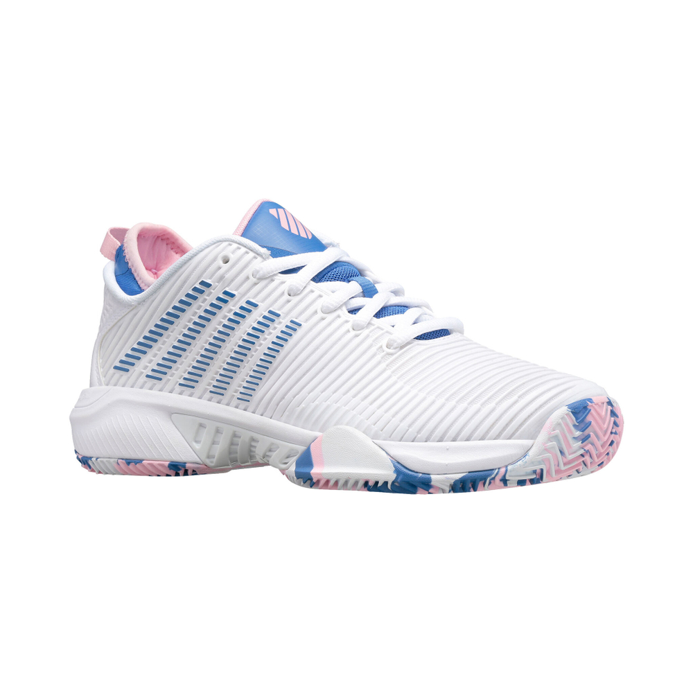 Женские теннисные кроссовки K-Swiss Hypercourt Supreme Clay Court Shoe Women - White, Blue