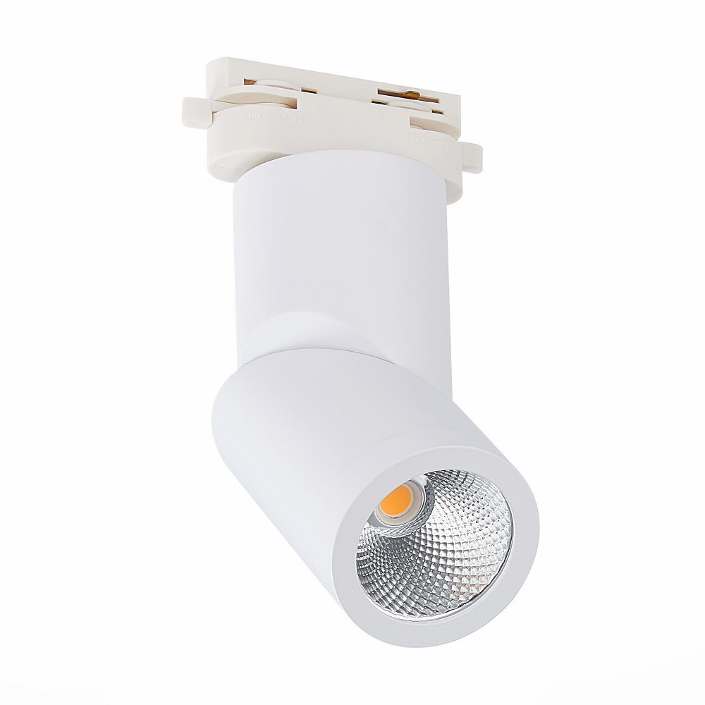 ST650.536.10 Св-к трек. Белый LED 1*10W 3000K 800Lm Ra&gt;90 38° IP20 D60xH190 165-265V