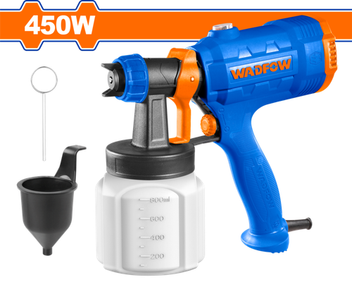 Краскораспылитель 450 Вт, 800 мл (8) WADFOW WEG1A01