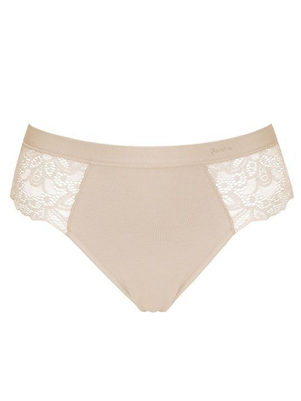 Трусики-слипы с кружевом Belle-Cotton (Размер: XL) (Цвет: черный)