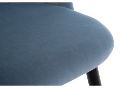 Стул на металлокаркасе Gabi blue / black