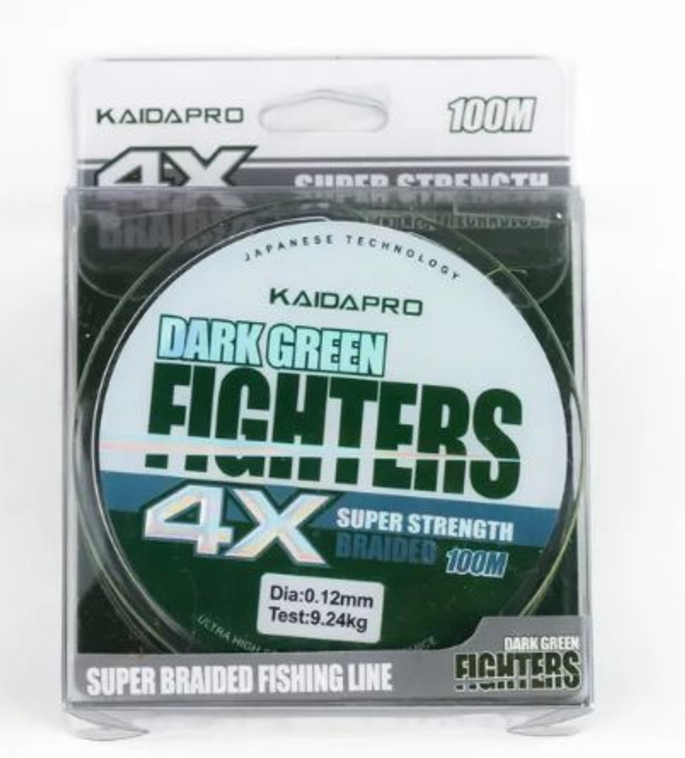Плетеный шнур для рыбалки Kaida Fighters PE X4
