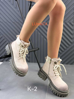 Ботинки нат. кожа по 6 пар (36-40)р./ K-2