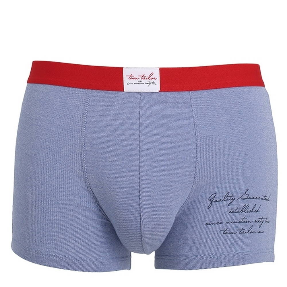 Мужские трусы боксеры серо-голубые Tom Tailor 70302/1201 620