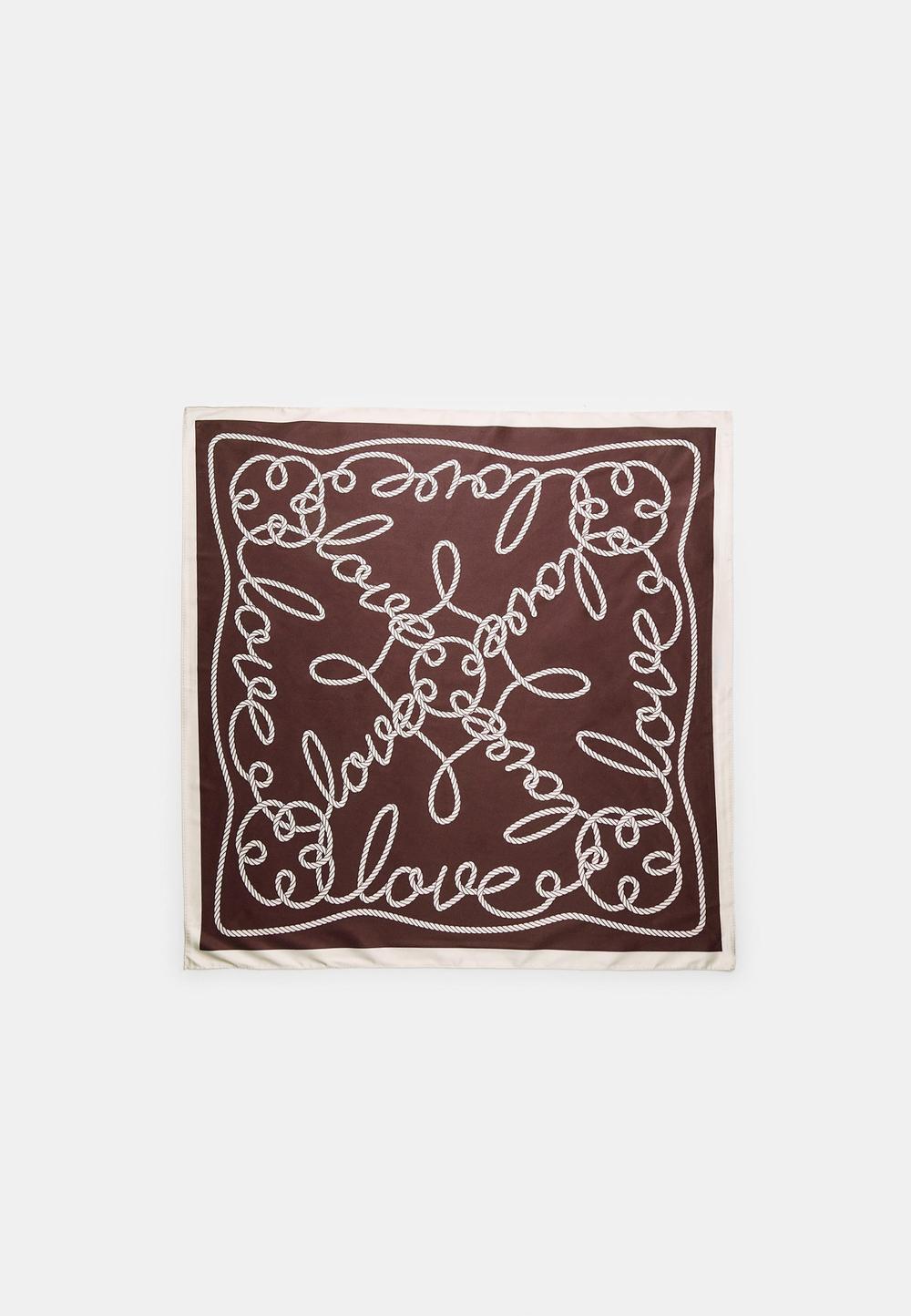 STRADIVARIUS Платок с принтом, бургунди