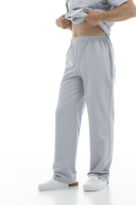 Костюм халат мужской Classic, поло и прямые брюки