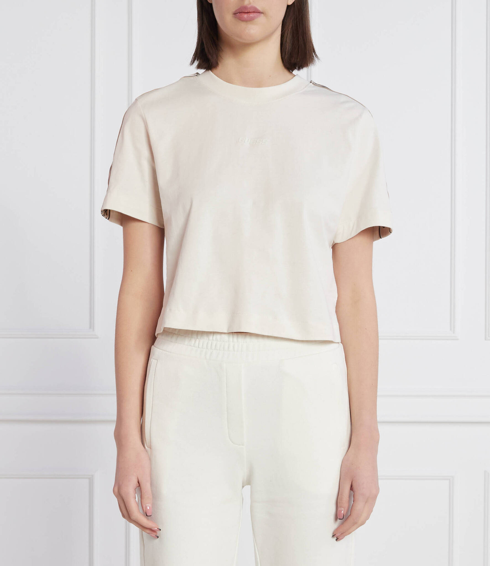 футболка britney GUESS ACTIVE - бежевый(V3RI08 I3Z14)