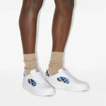 Leather and Check Terrace Sneakers – мужские слипоны из кожи от Burberry