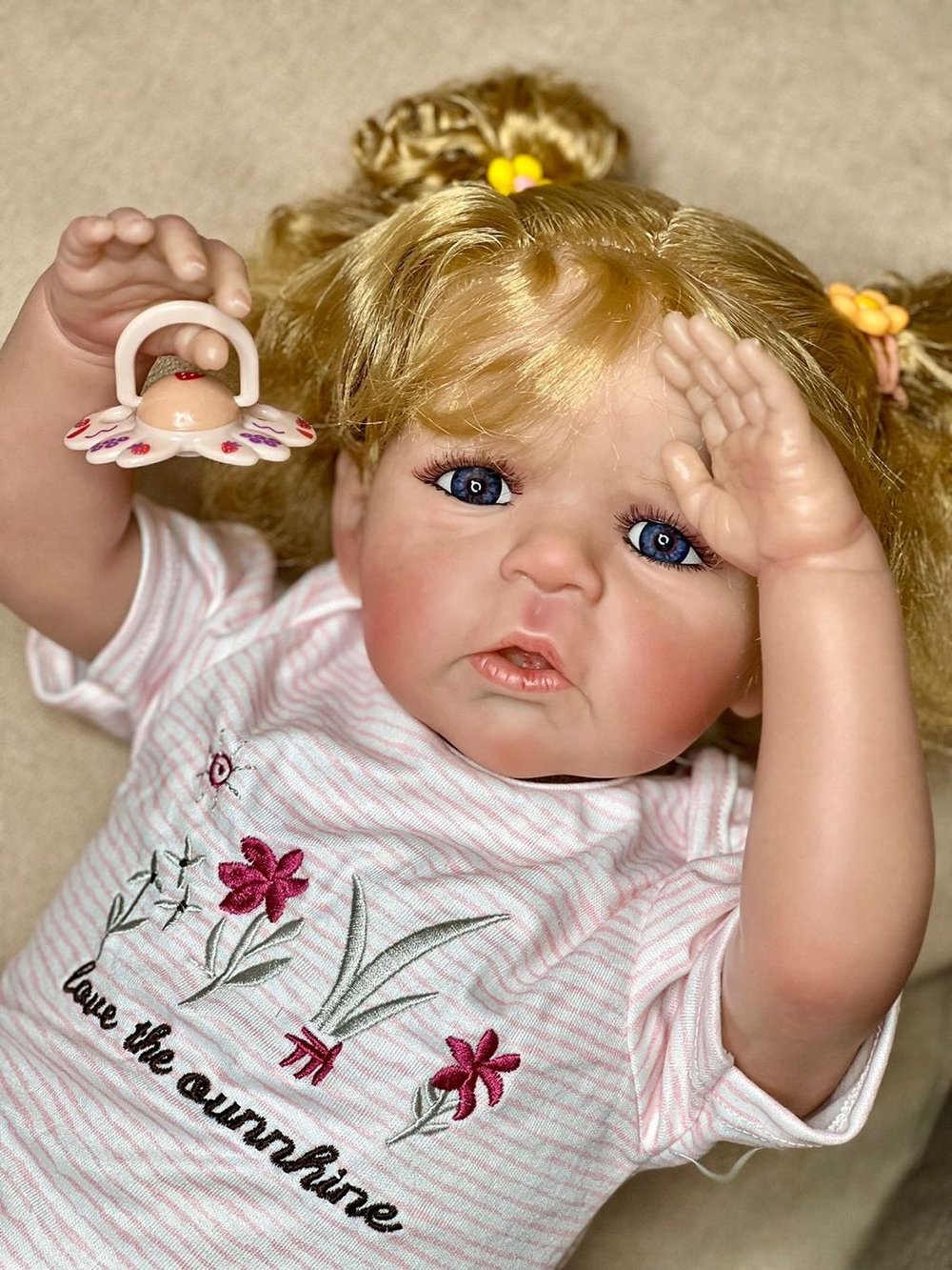 Кукла Реборн мягконабивная 60см в пакете (FA-603)