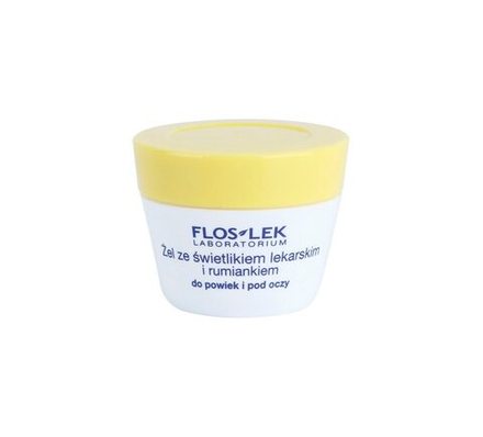FlosLek Laboratorium Eye Care - гель для области вокруг глаз с скайлайтом и ромашкой /   10  g  / GTIN 5905043000183